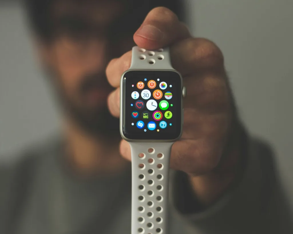 Image of Apple's Smart Watch in hand