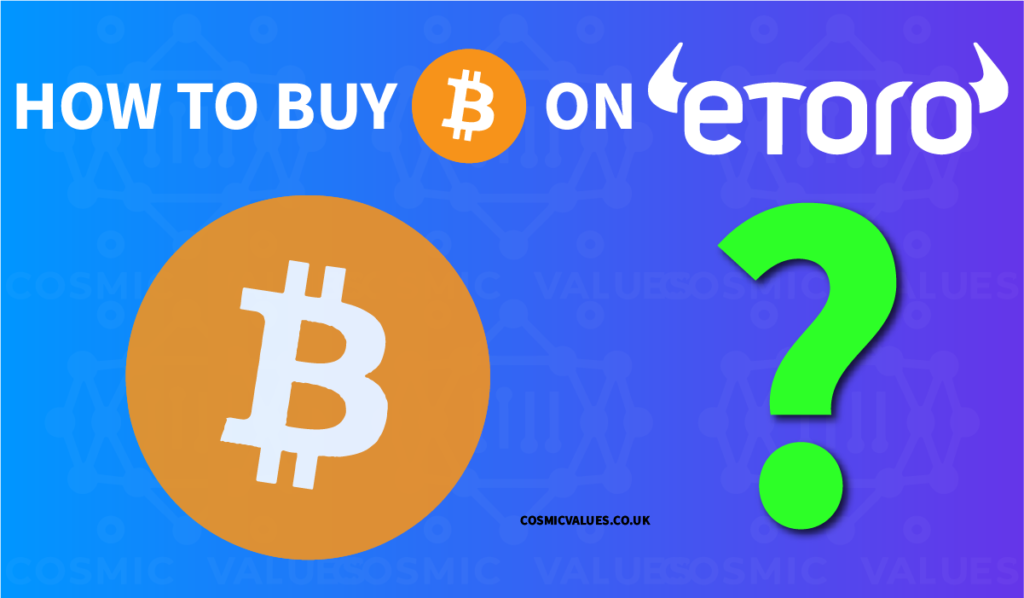 Infographic of How to Buy Bitcoin on eToro